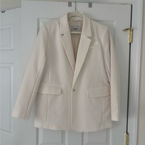 Abercrombie & Fitch Women’s L Cream Blazer